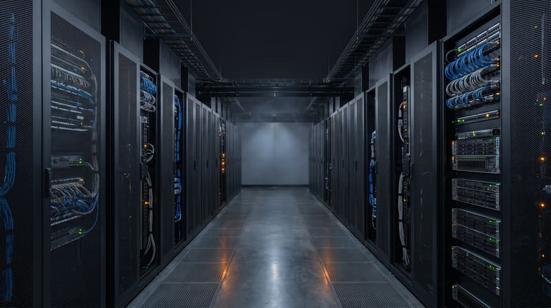 Data hall cold aisle